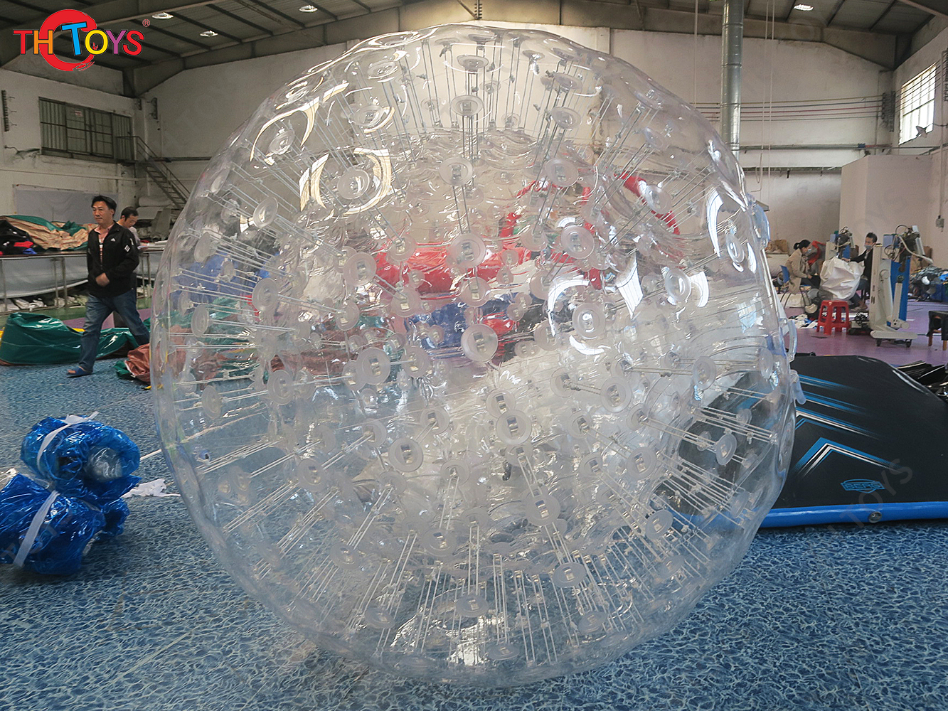 PVC Inflatable Playground Zorb Ball For kids!Human Hamster Ball, Grass Zorbing Ball, Durable Zorb Ball