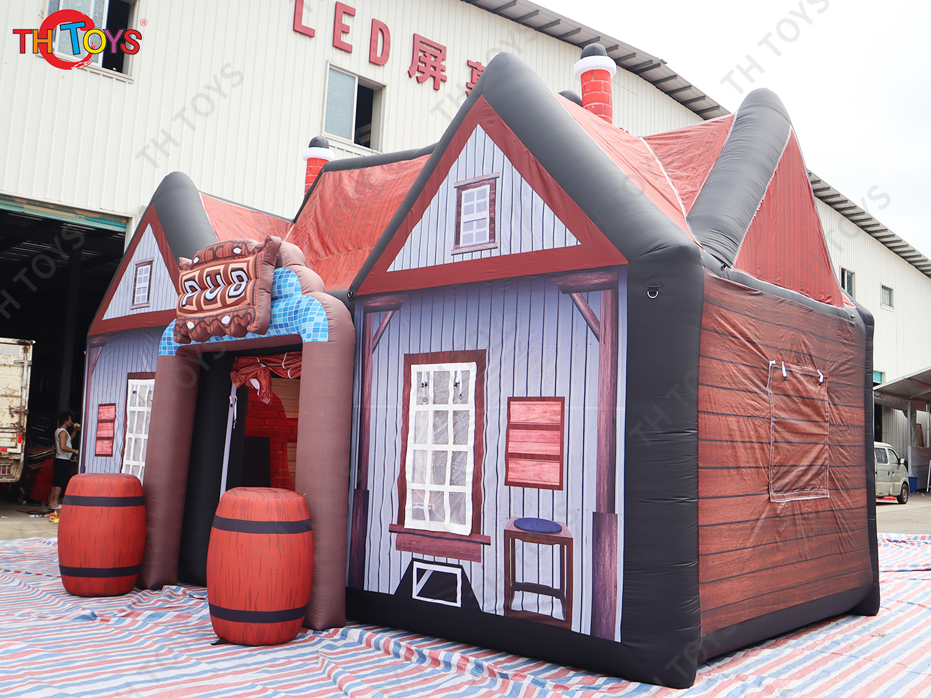 Commercial inflatable drinking pub bar, newest inflatable backyard pub for entertaining