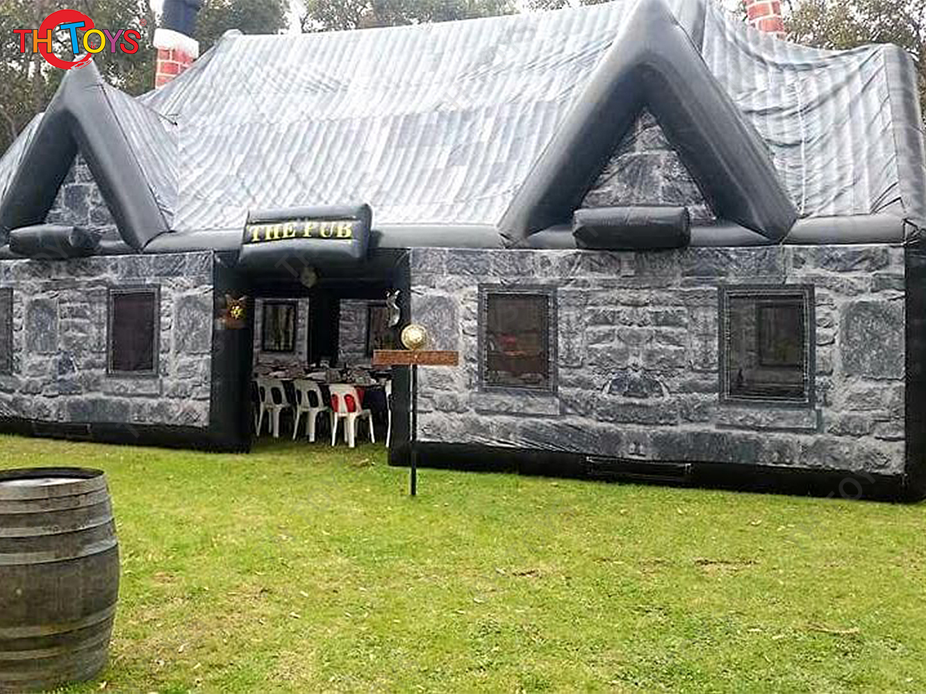 Used Party Inflatable Pub,10x5x5m Outdoor durable inflatable serving bar,Inflatable Pub Tent For sale
