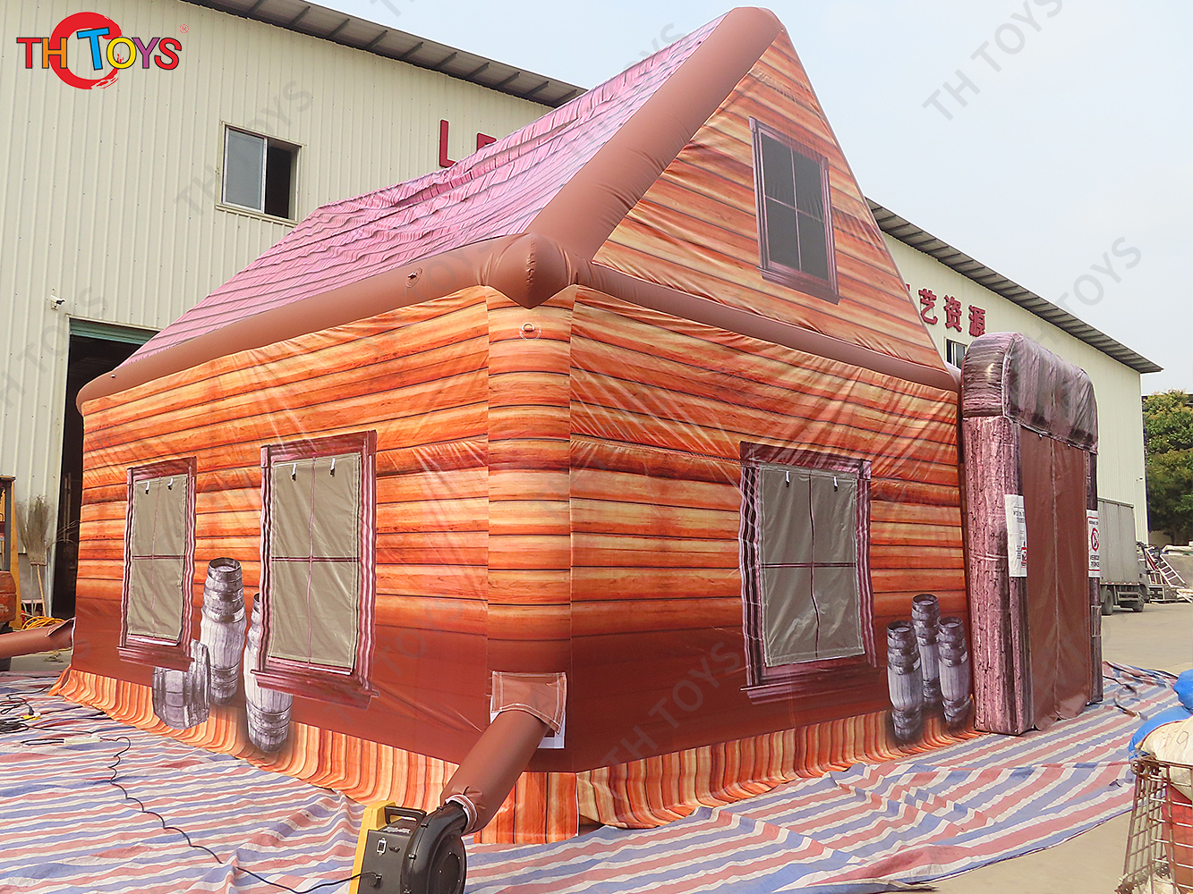 8x7m Oxford Fabric Material Portable Inflatable Irish Pub Tent