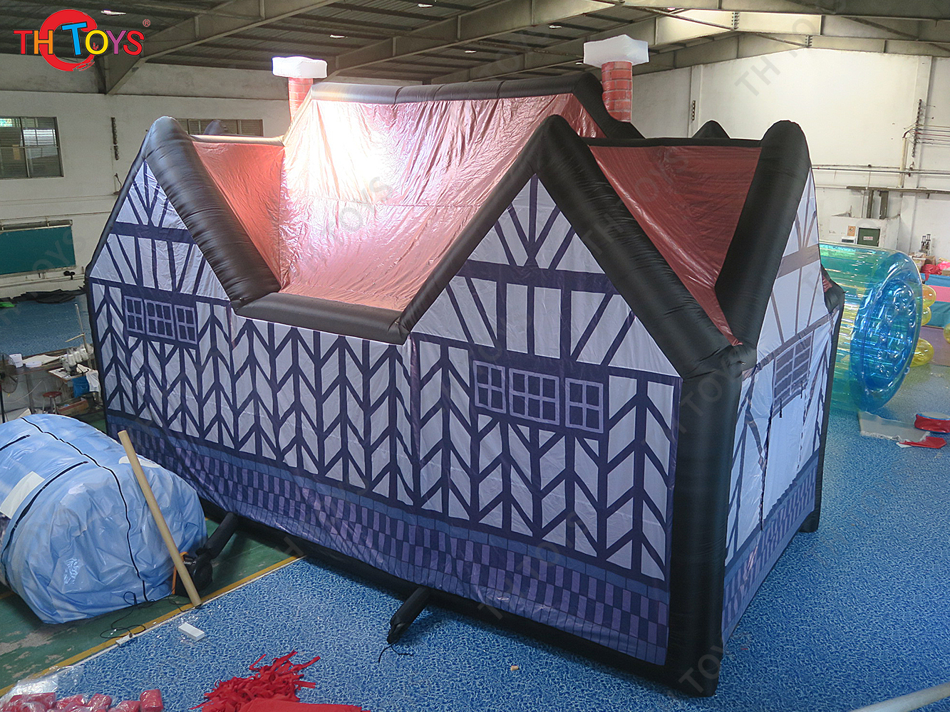 8x5m Inflatable Irish Pub Tent Air Inflated Bar House for Sale With Blower