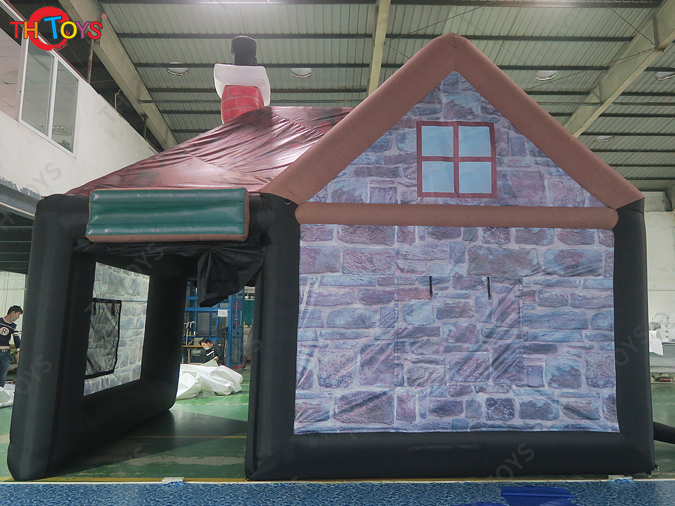 6x4x5mH Full Printing Inflatable Irish Pub Bar Tent Party Tents for Outdoor Carnival Marquee