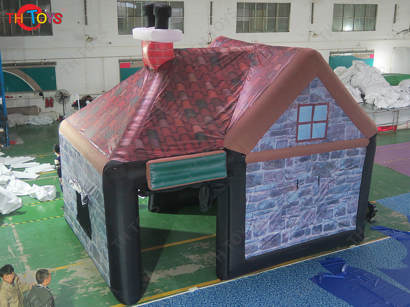 6x4x5mH Full Printing Inflatable Irish Pub Bar Tent Party Tents for Outdoor Carnival Marquee