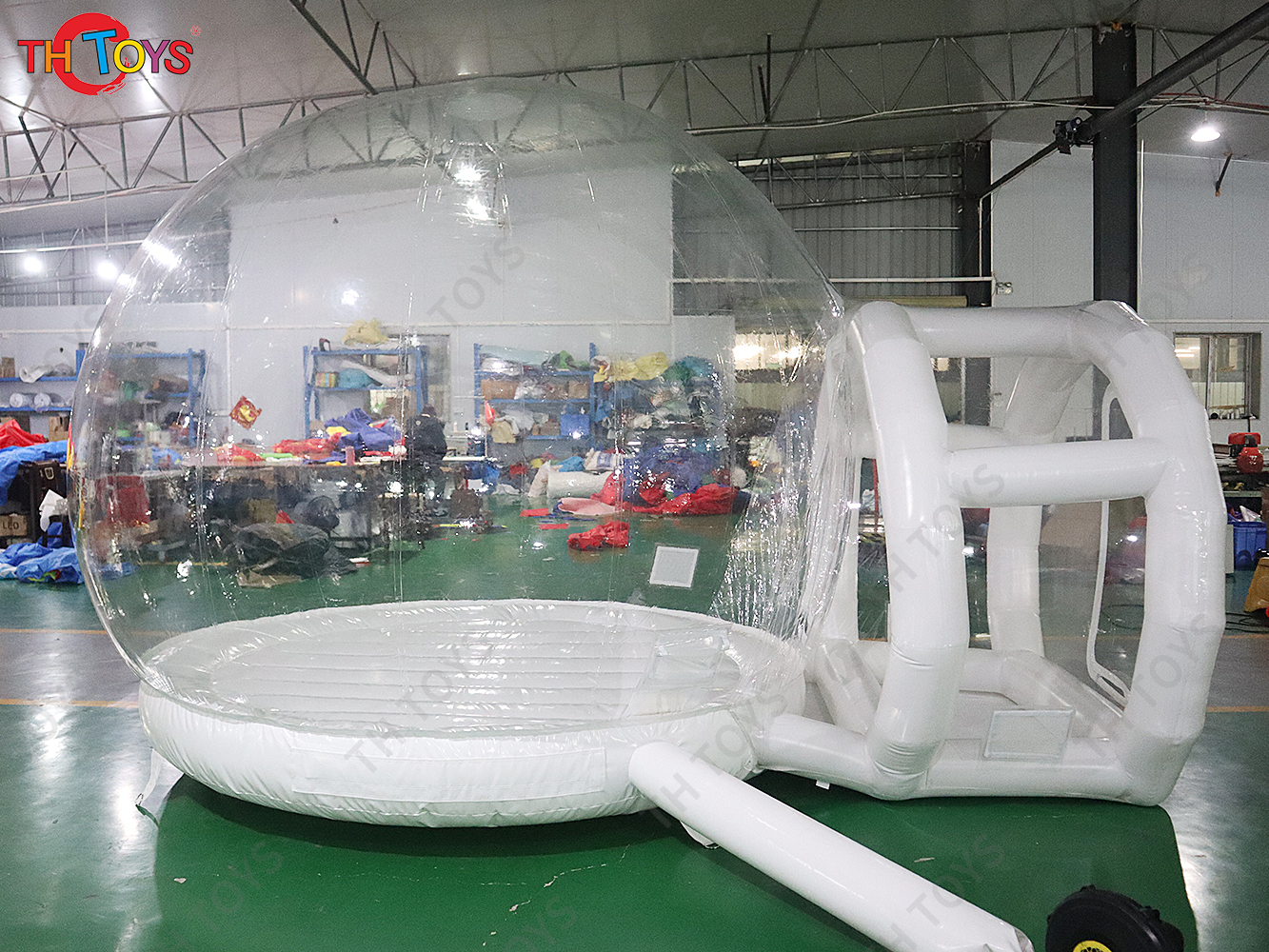 4m Diameter Inflatable Air Dome Tent Party Hire Transparent Bubble House Tent With Balloons For Outdoor Show