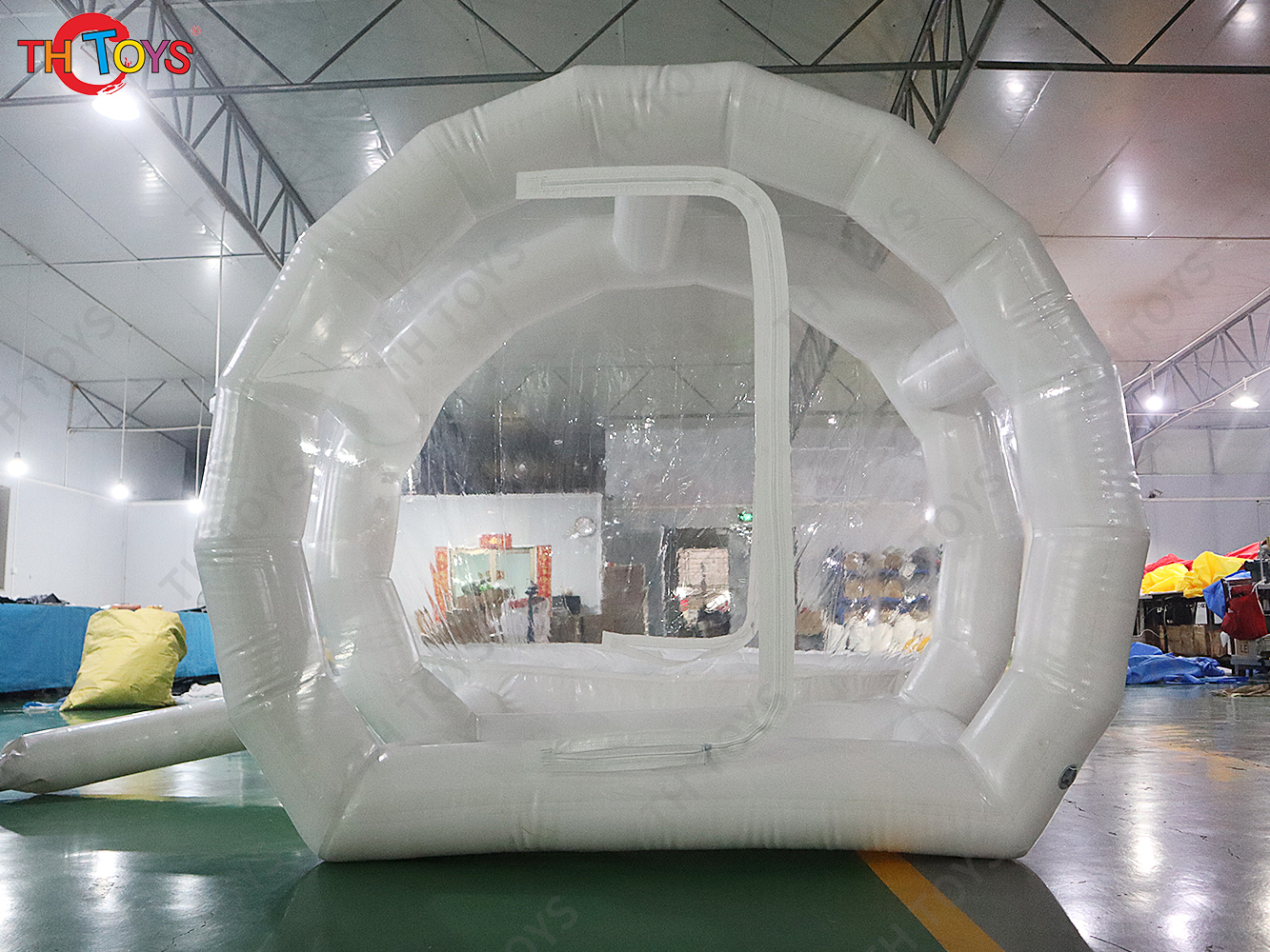 4m Diameter Inflatable Air Dome Tent Party Hire Transparent Bubble House Tent With Balloons For Outdoor Show