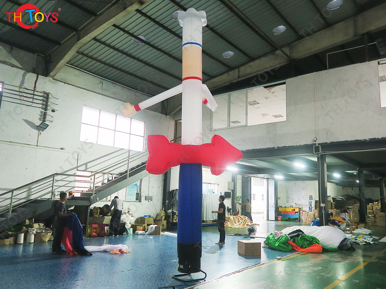5mH Chef Cook Air Dancer For Sale Inflatable Cooker Fly Crazy Dancing Tube For Advertising