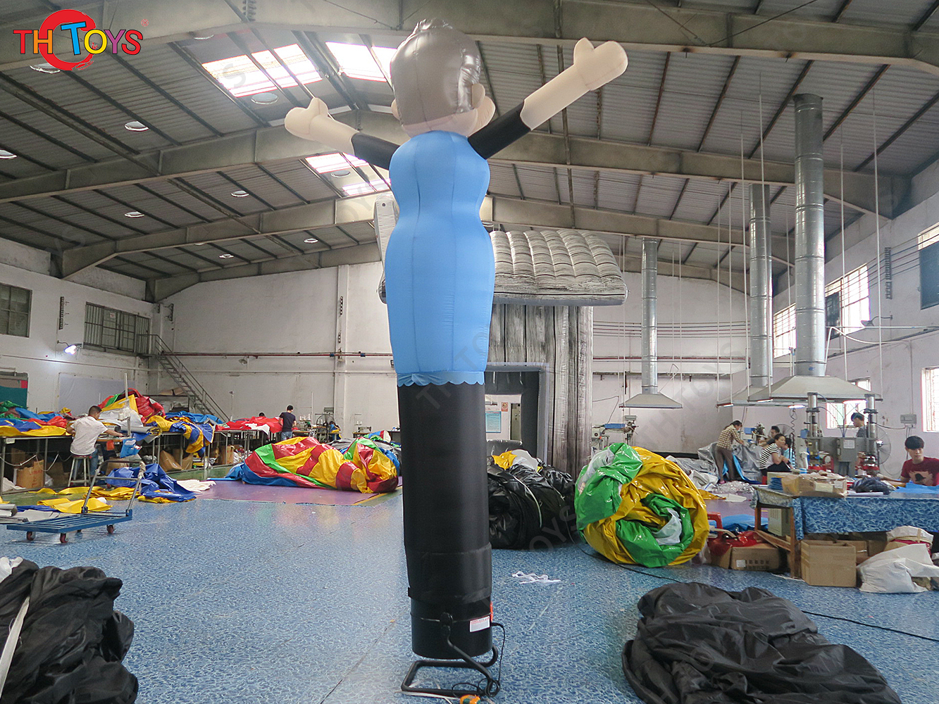 4mH Advertising inflatable Abraham and Sarah Holland Cartoon Balloon For Birthday Party