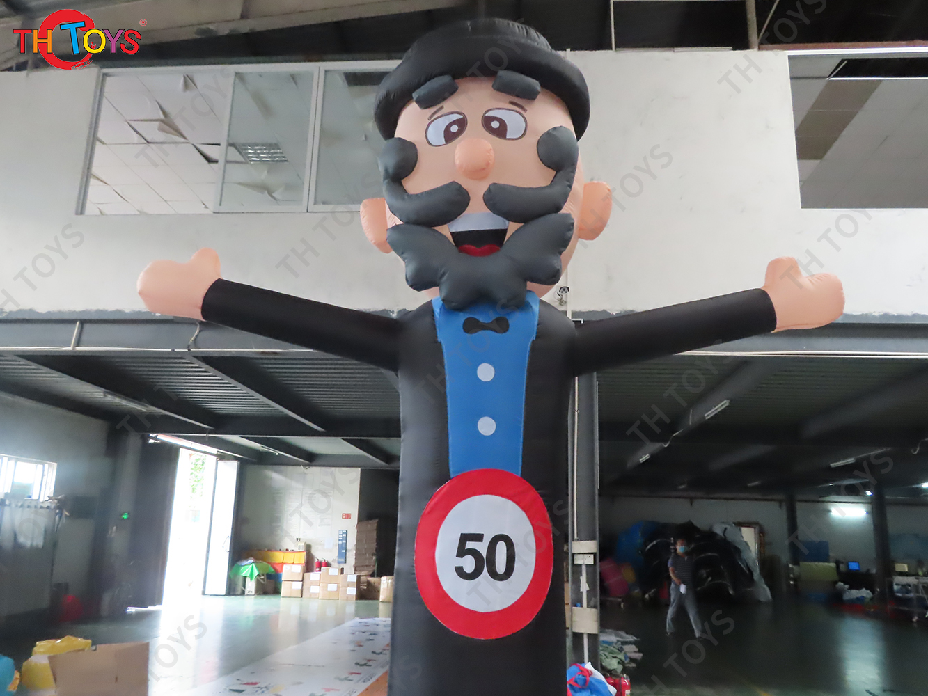 Advertising inflatable Abraham and Sarah Holland Cartoon Balloon For Birthday Party