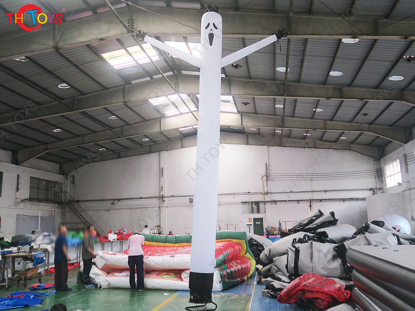 Free Door Shipping Halloween Advertising Inflatable Sky Dancing Tube Dancers for Decoration