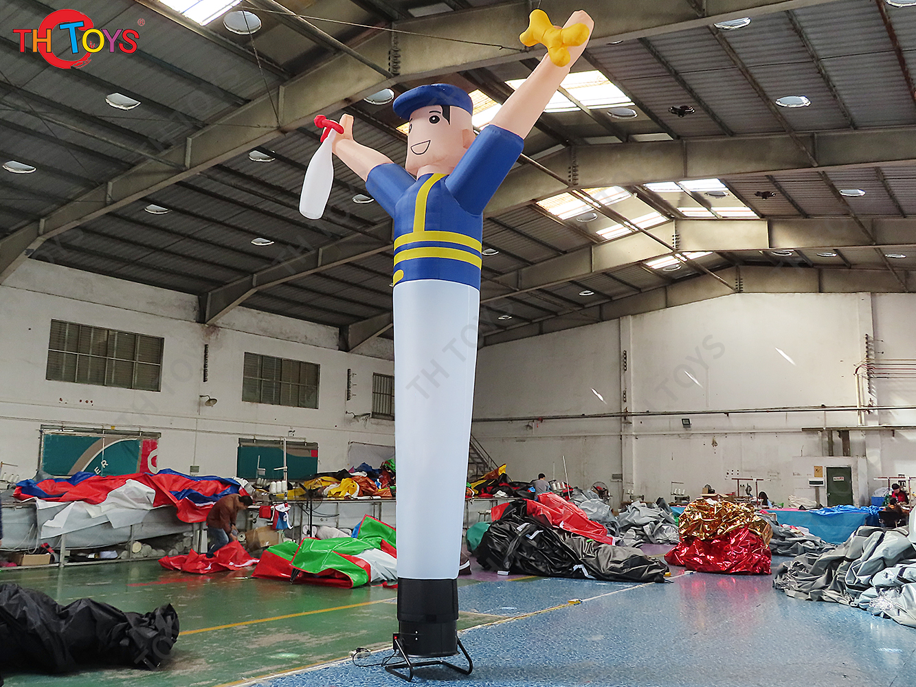 Car Washing Advertising Inflatable Sky Dancer Dancing Tubes For Sale