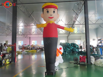 Personalized 3mH Inflatable Waving Air Dancer For Advertising Decoration / 10ft Tall Sky Dancer Balloon Toy