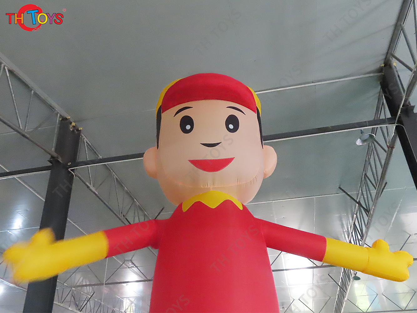 Personalized 3mH Inflatable Waving Air Dancer For Advertising Decoration / 10ft Tall Sky Dancer Balloon Toy