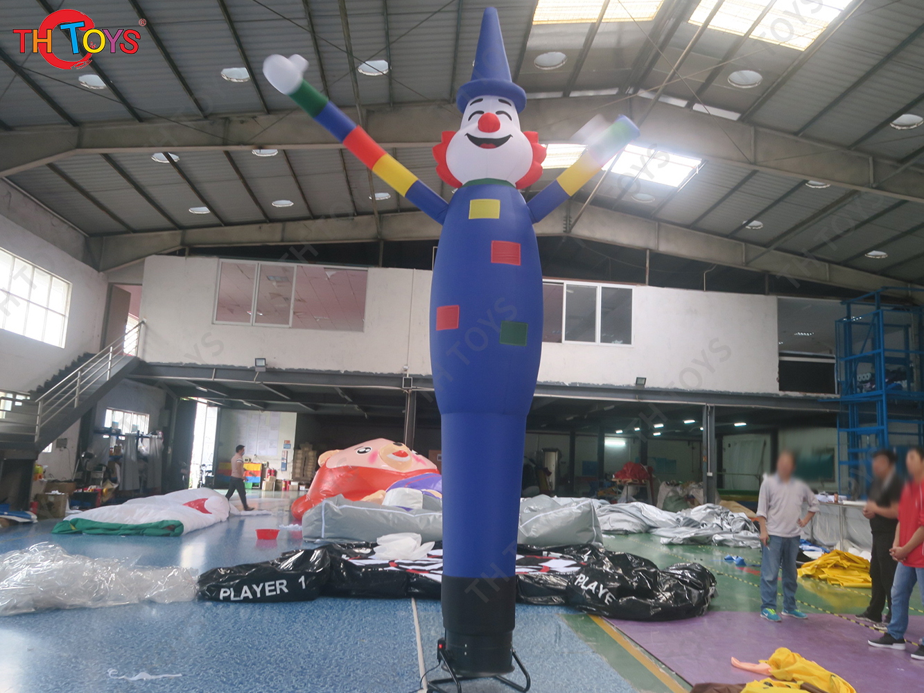 happy clown inflatable air dancer for sale, inflatable sky dancer for advertising, inflatable dancing clown model