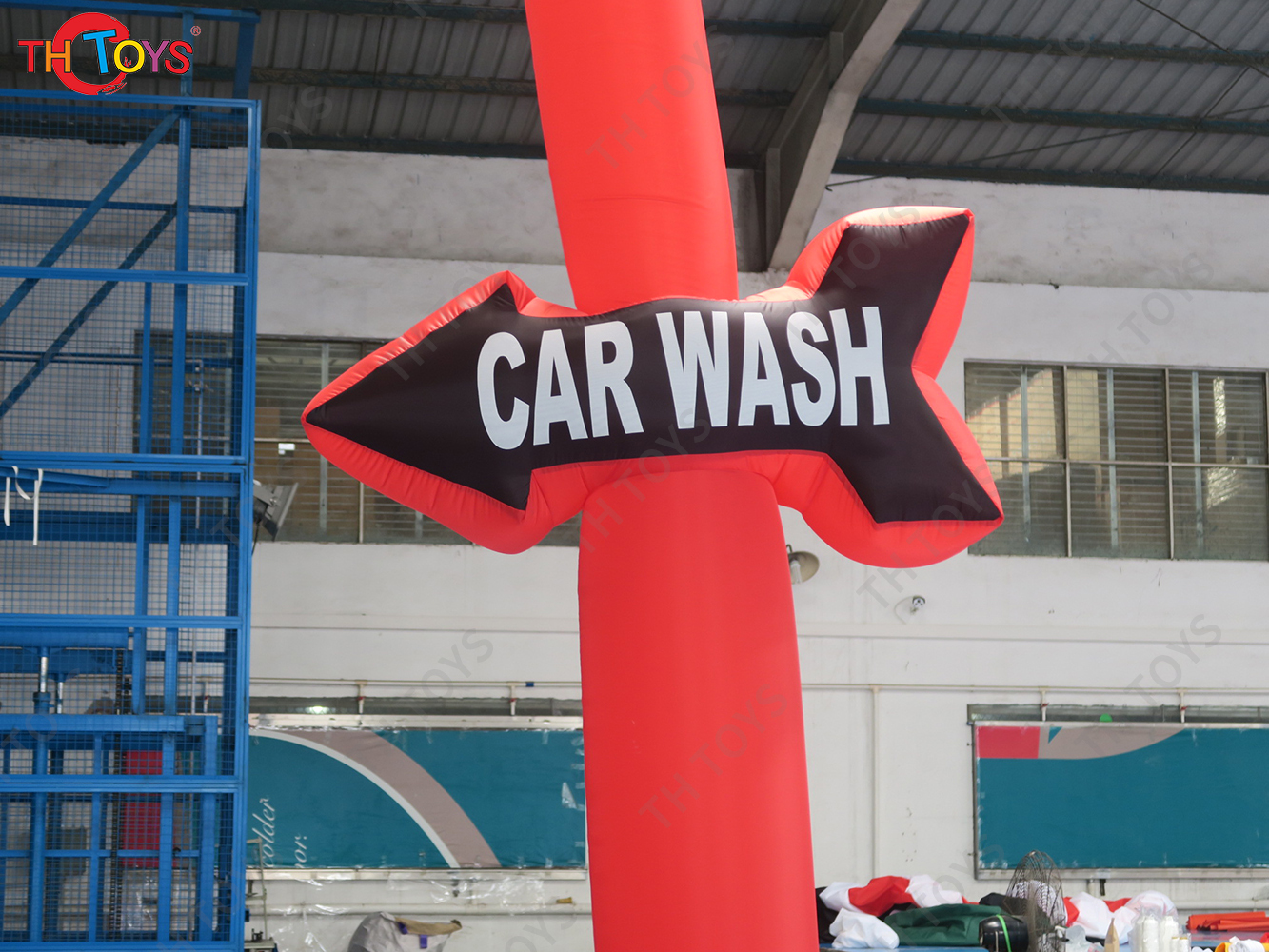 5m/17ft high car wash inflatable dance man/outdoor sky dancer for advertisement