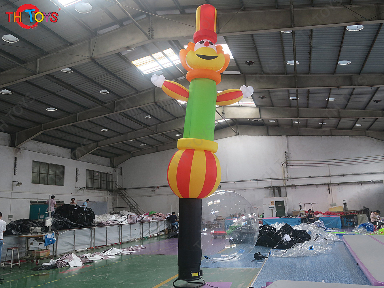 happy clown inflatable air dancer for sale, inflatable sky dancer for advertising, inflatable dancing clown model