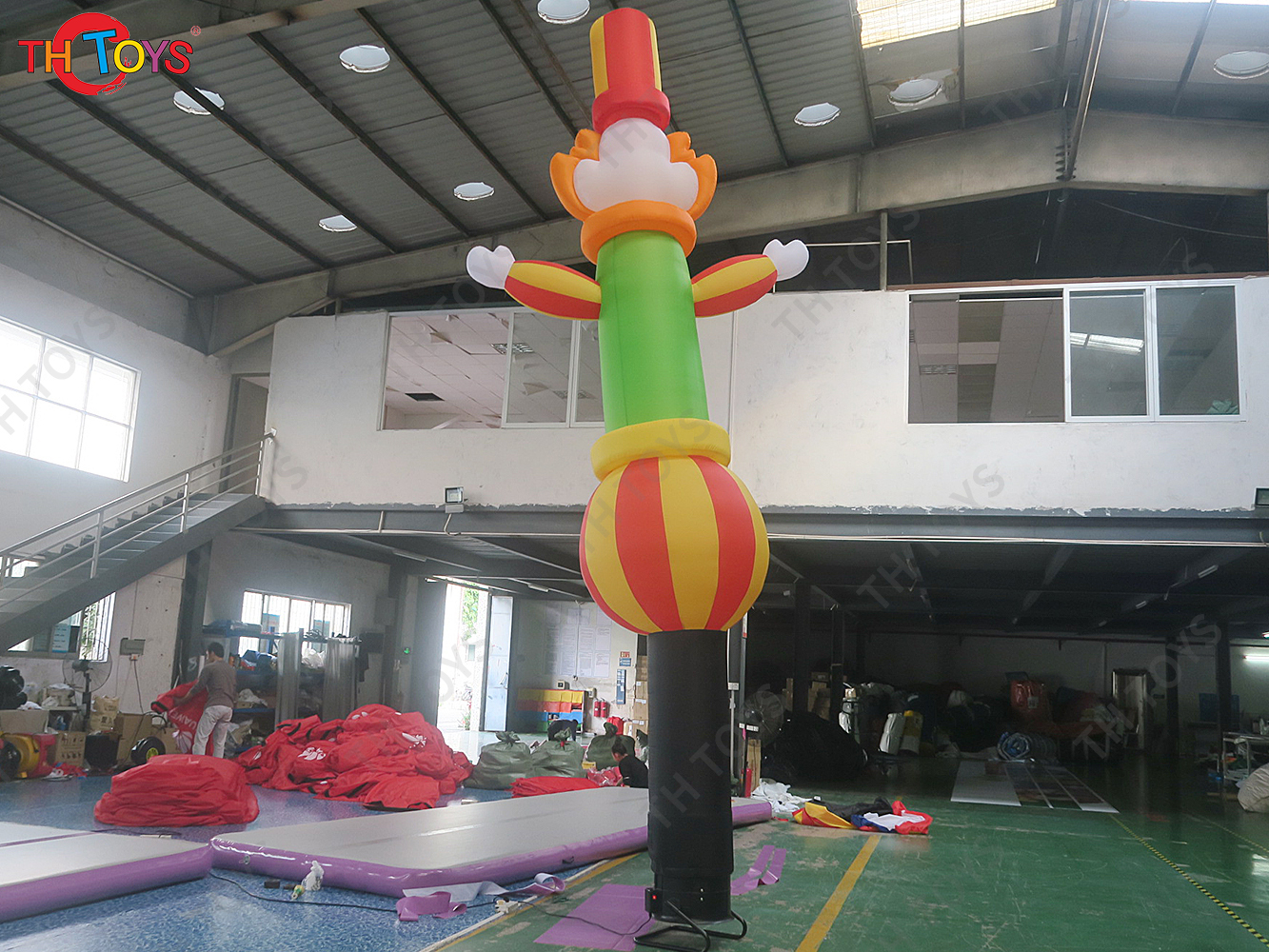 happy clown inflatable air dancer for sale, inflatable sky dancer for advertising, inflatable dancing clown model