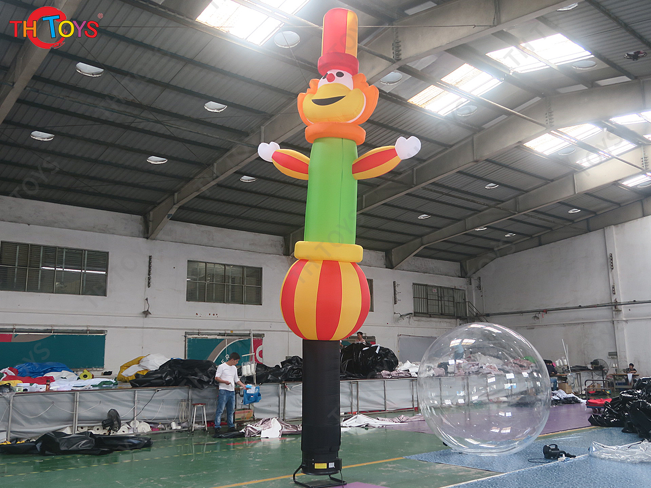 happy clown inflatable air dancer for sale, inflatable sky dancer for advertising, inflatable dancing clown model