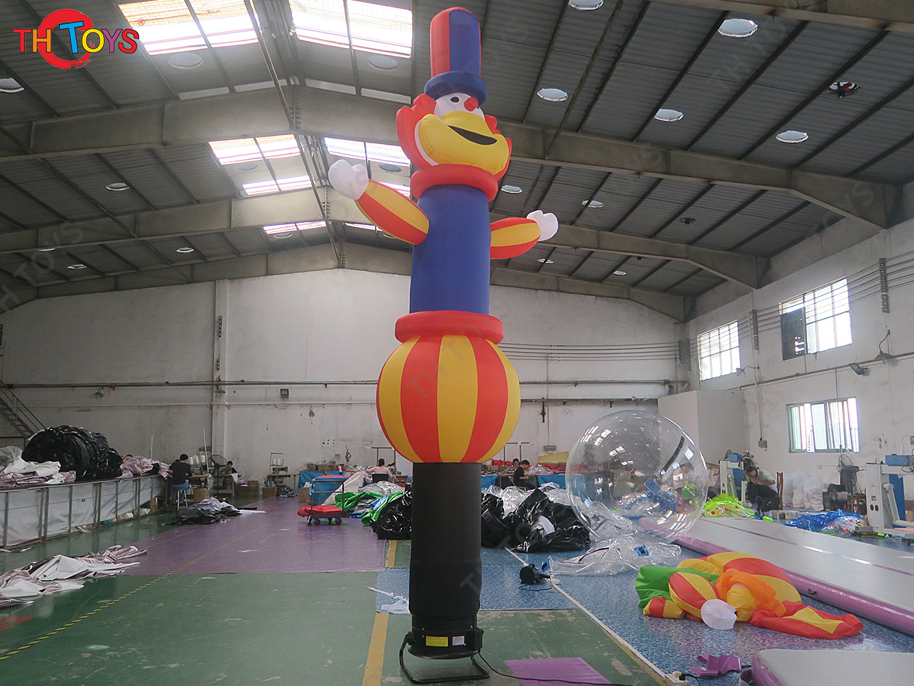 happy clown inflatable air dancer for sale, inflatable sky dancer for advertising, inflatable dancing clown model