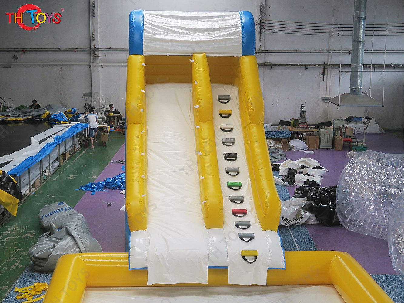 6X3M Commercial Grade Rental Inflatable Slide With Pool Summer Water Sports Game For Kids In Backyard