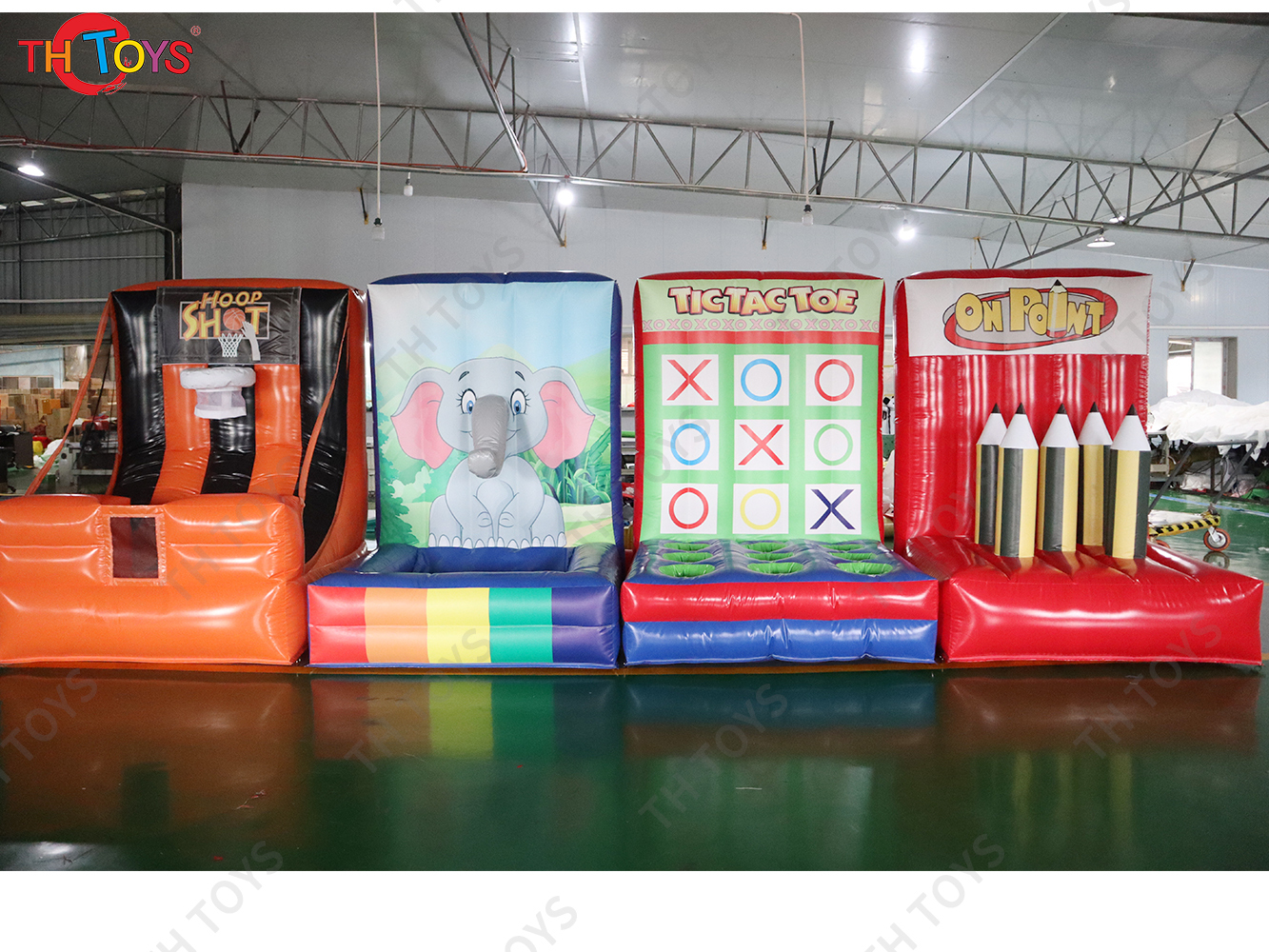inflatable new carnival games for sales with oxford fabric light material