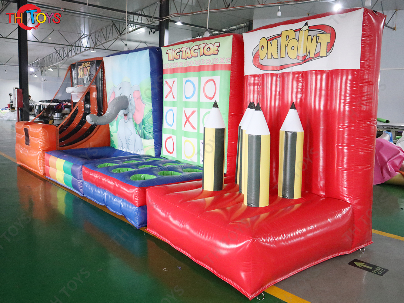 inflatable new carnival games for sales with oxford fabric light material
