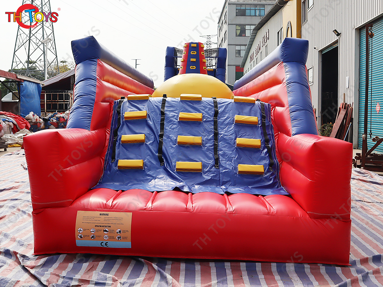 24x3x5mh Inflatable Obstacle Course Combination Customized Inflatable challenge running course