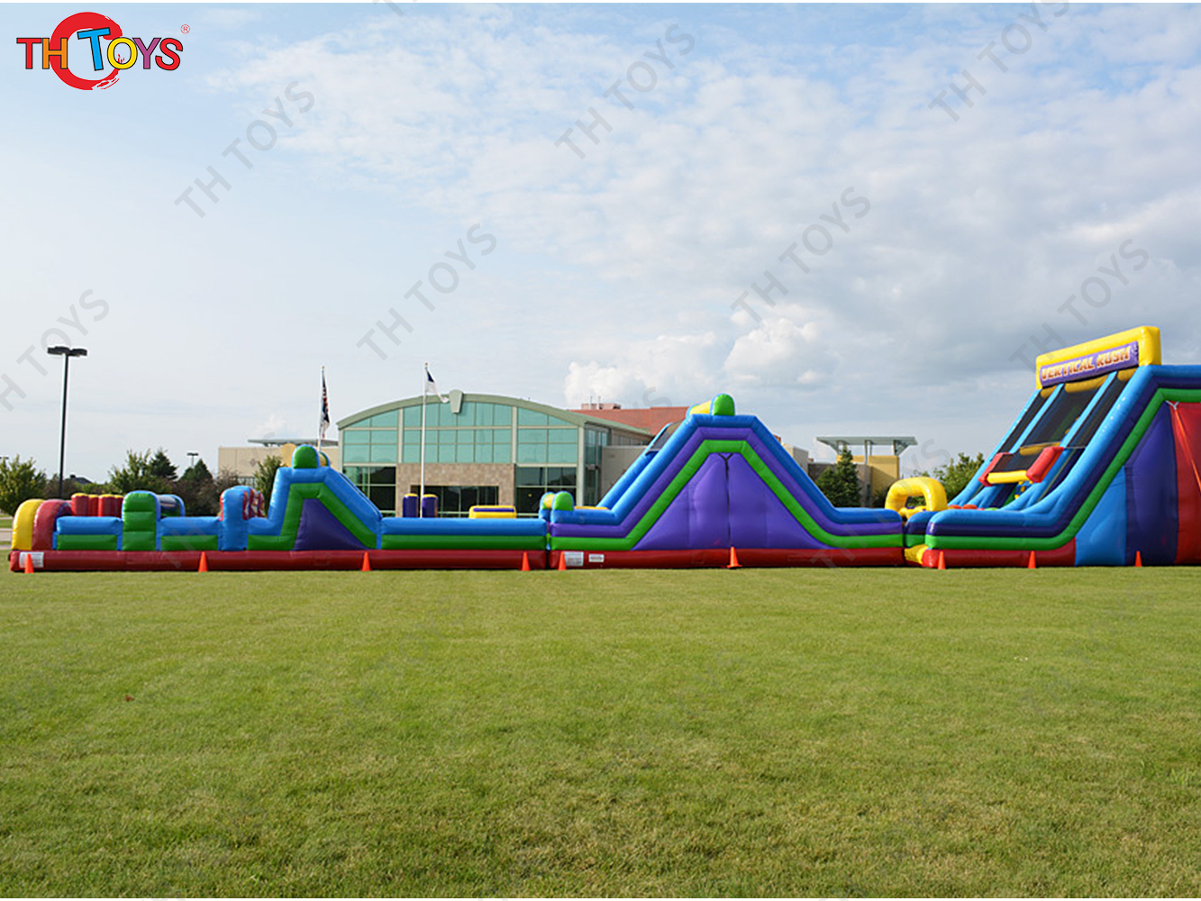 High Quality Inflatable Equipment Inflatable Obstacle Course,Inflatable slide climbing Sport Arena