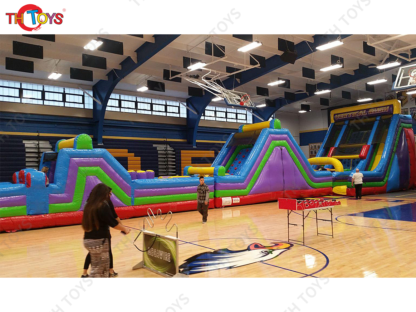 High Quality Inflatable Equipment Inflatable Obstacle Course,Inflatable slide climbing Sport Arena