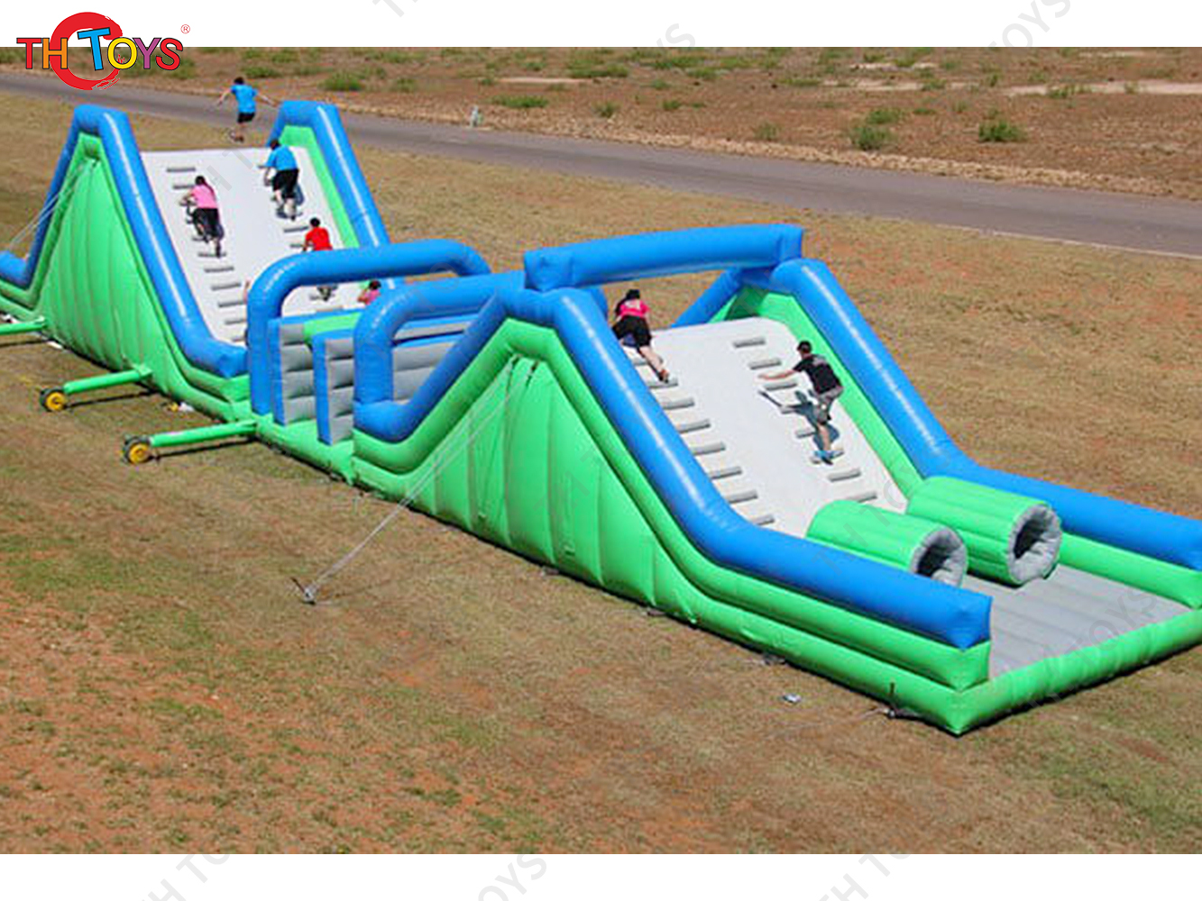 Commercial Outdoor Inflatable Obstacle Courses Challenge Inflatable event sport Games for kids and adults