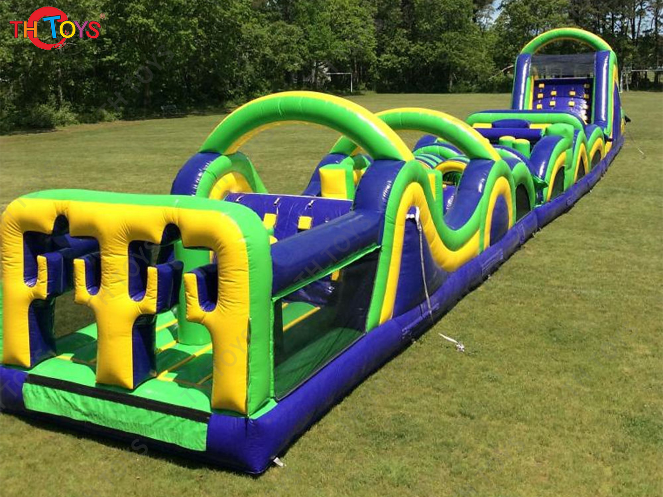 Commercial Outdoor Inflatable Obstacle Courses Challenge Inflatable event sport Games for kids and adults
