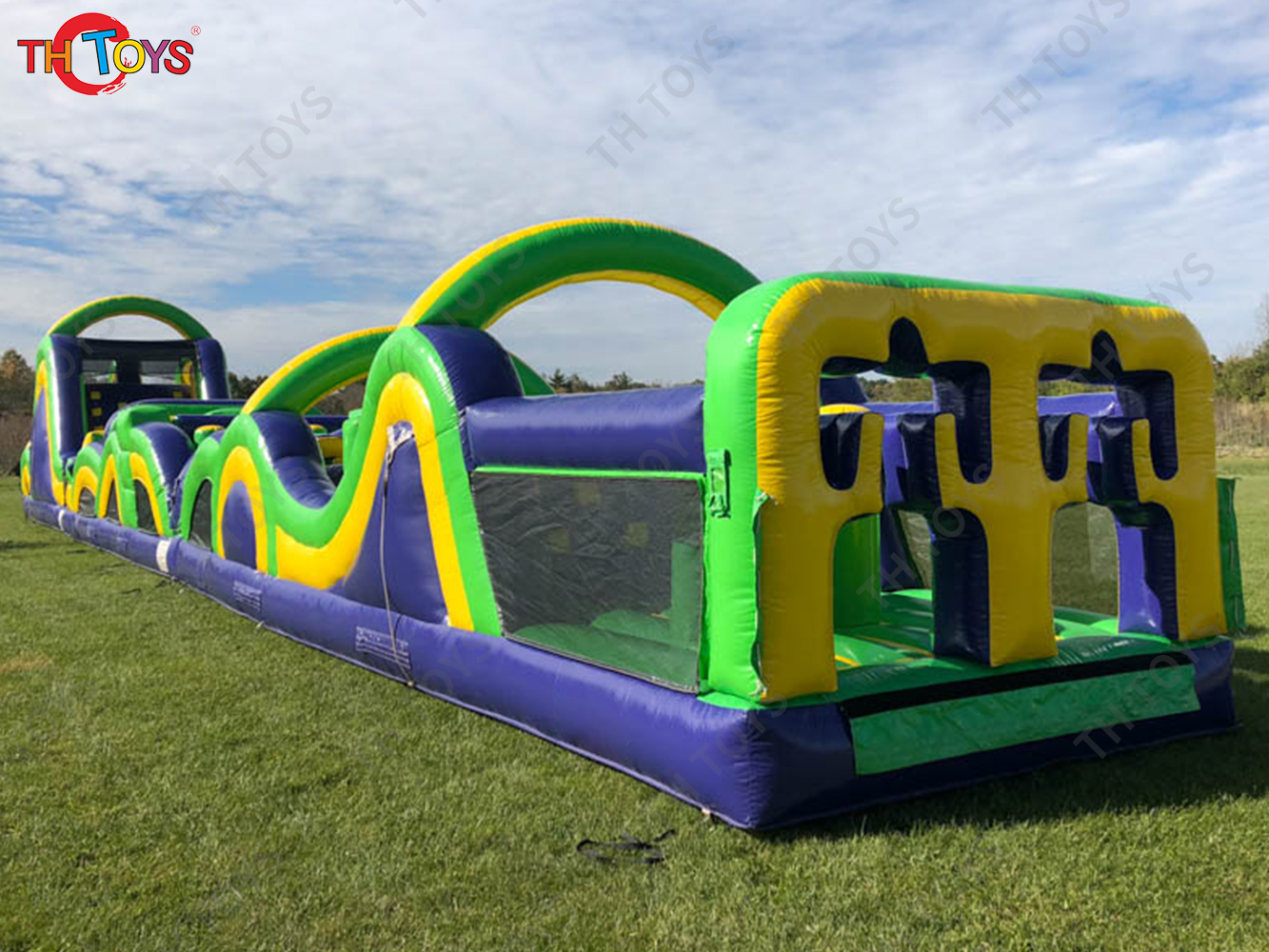 Commercial Outdoor Inflatable Obstacle Courses Challenge Inflatable event sport Games for kids and adults