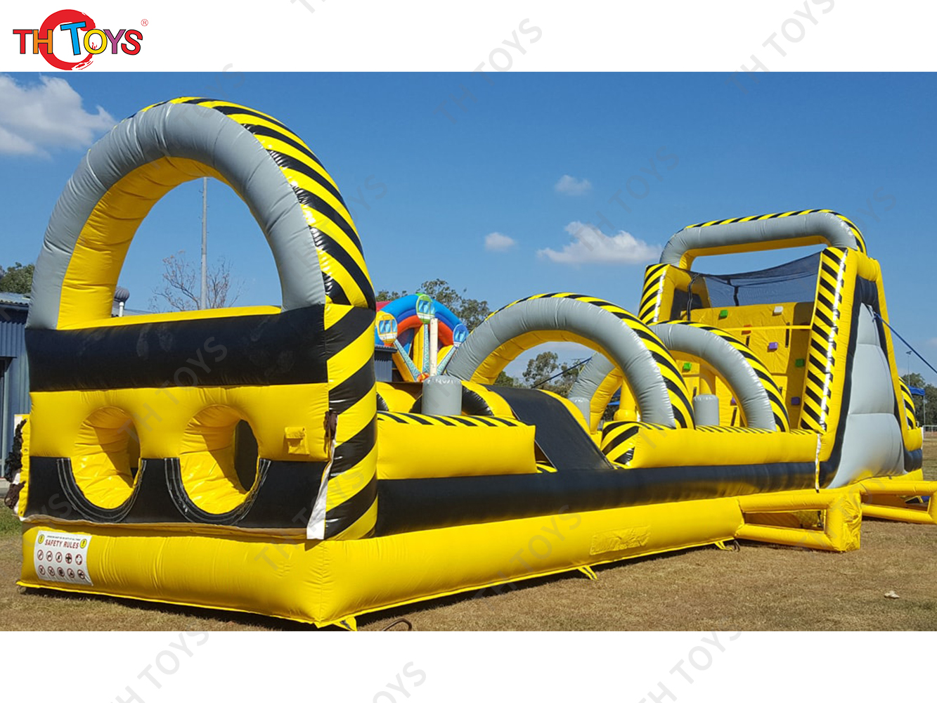 popular team work game inflatable obstacle course,giant commercial inflatable obstacle course rush race