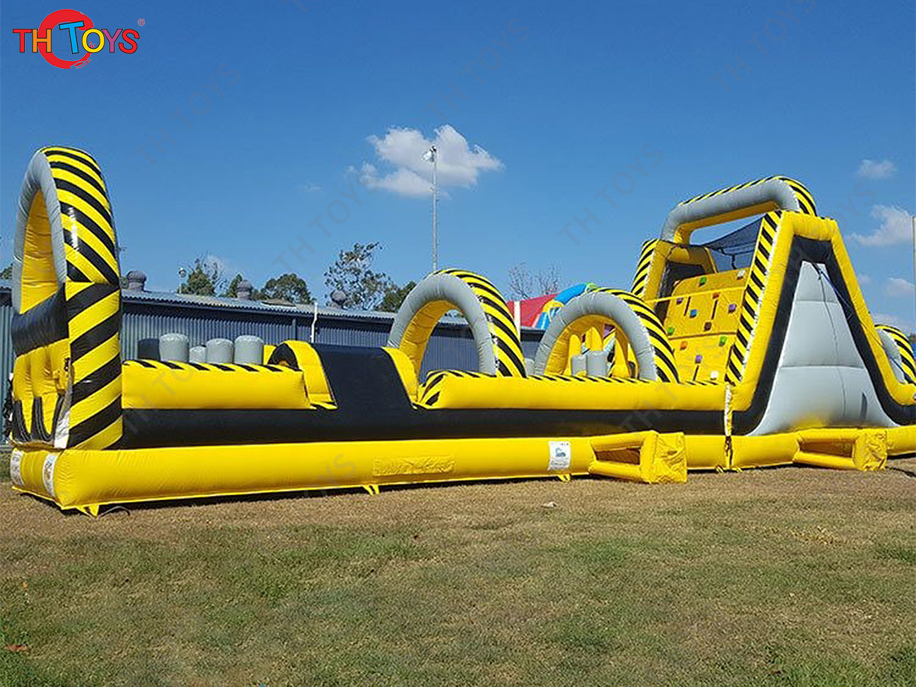 popular team work game inflatable obstacle course,giant commercial inflatable obstacle course rush race
