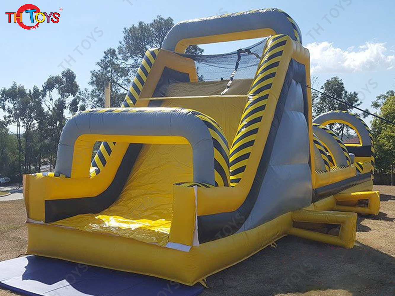 popular team work game inflatable obstacle course,giant commercial inflatable obstacle course rush race