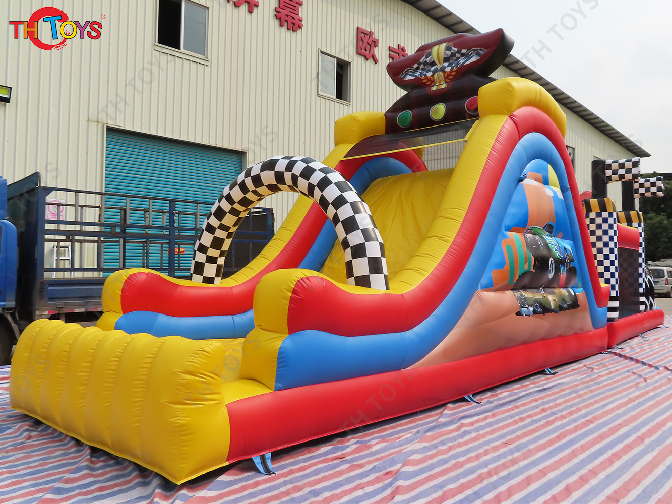 15x3m team work game inflatable obstacle course,giant commercial inflatable obstacle course rush race game bouncy slide