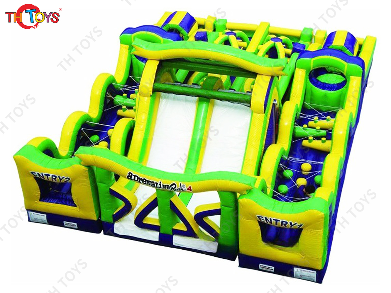 Outdoor Giant Boot camp Adult Kids Sports Game commercial Inflatable Obstacle Course