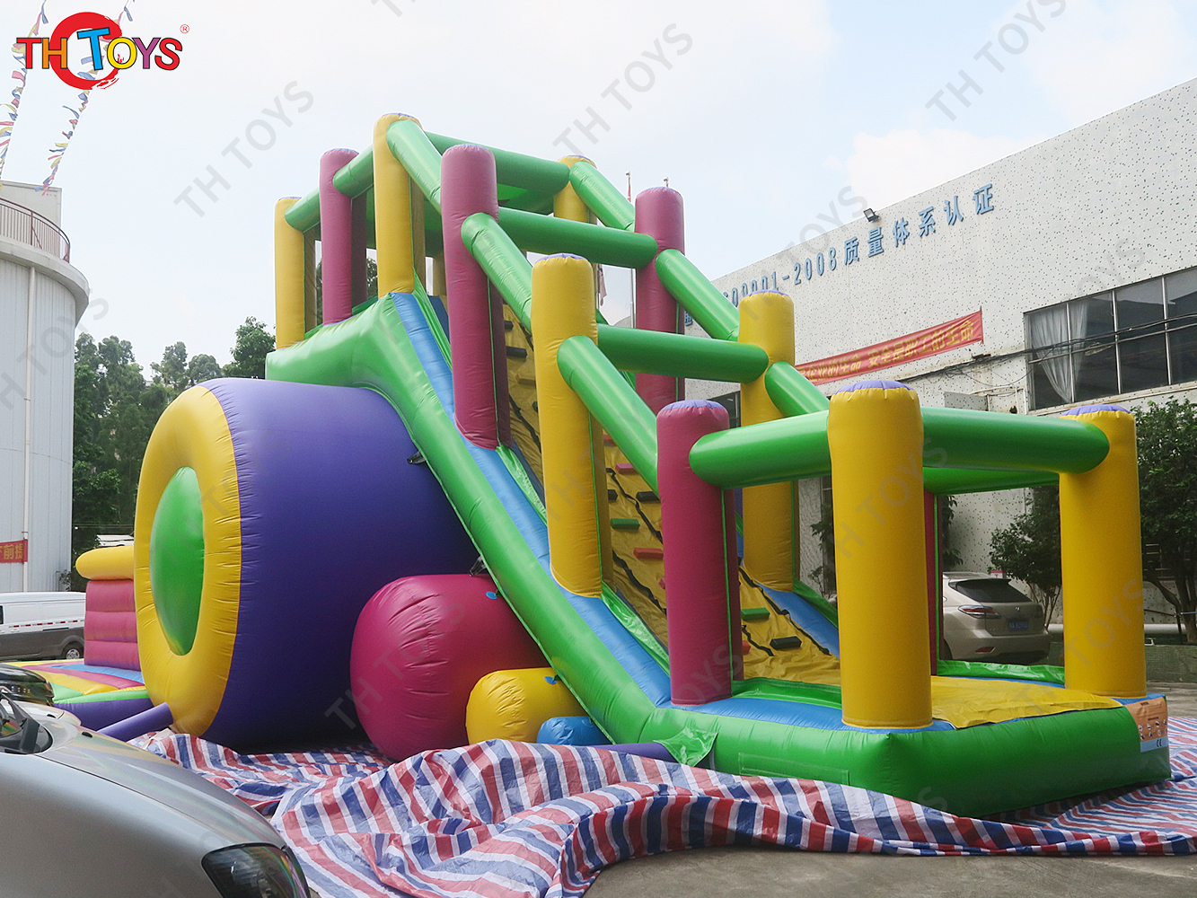 Crazy extreme sport inflatable stunt jump airbag free fall landing air mattress sport games