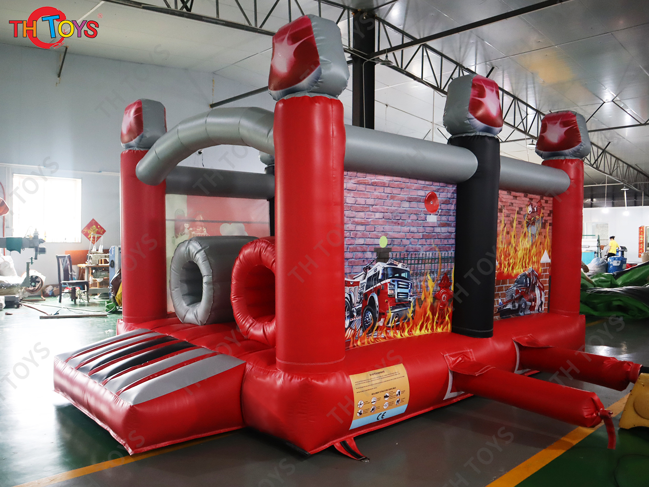 Activities 5.8x3m Inflatable Bouncy Obstacle Course Sport Game for Sale
