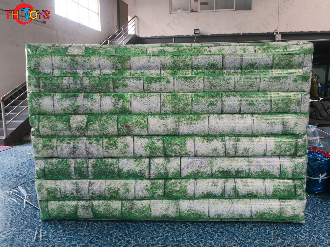 2.5x2x1.8mH Inflatable Paintball Obstacles Outdoor CS Props Fortress Bunkers Inflatable Wall Camouflage Barrier for CS Sport Games