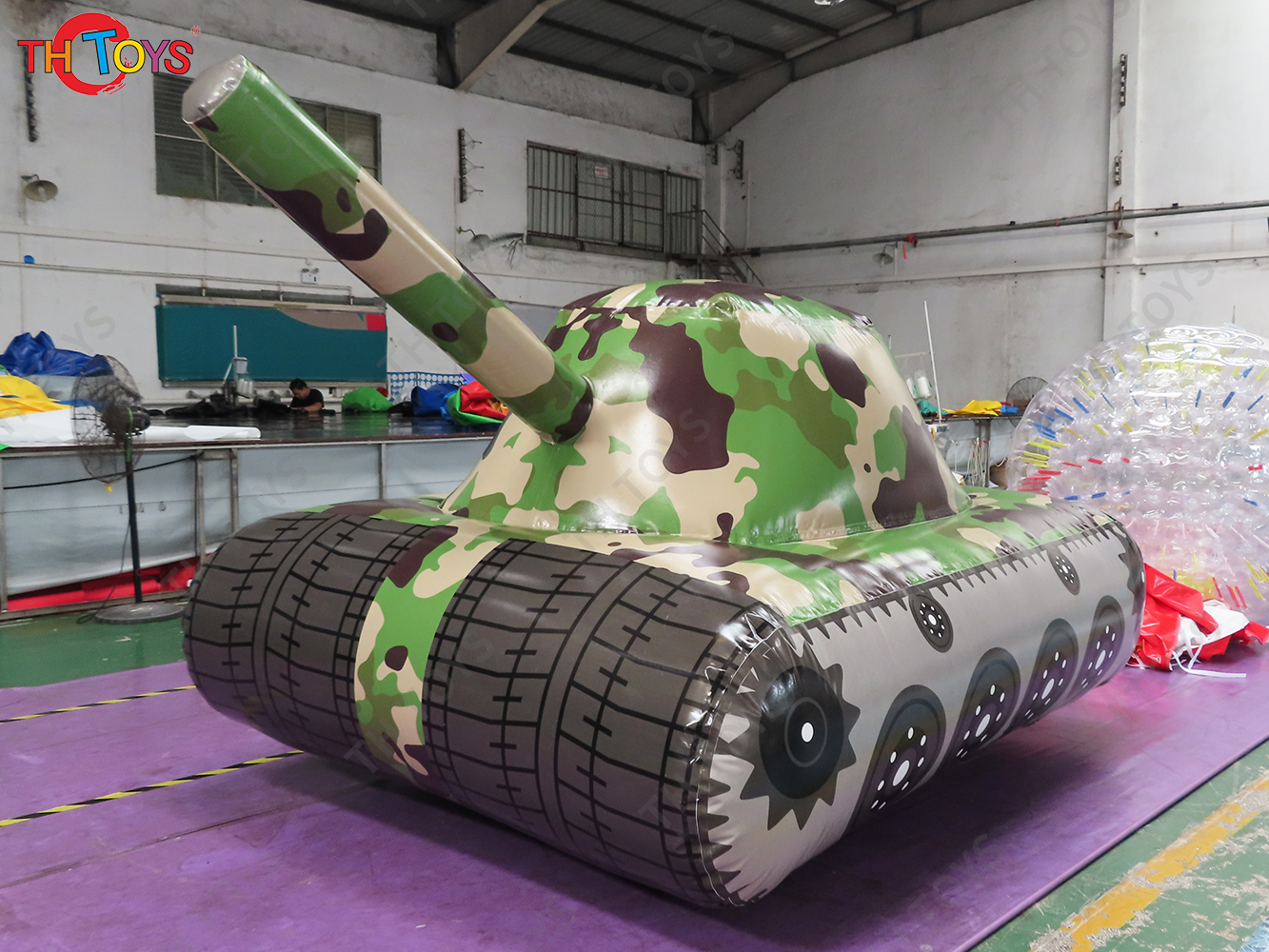2.5x2m Inflatable Paintball Obstacles Outdoor CS Props Fortress Bunkers Inflatable Wall Camouflage Barrier for CS Sport Games