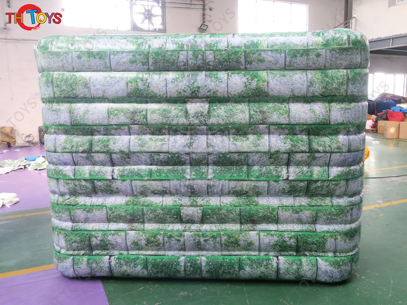 2x1.5x1.8mH Inflatable Paintball Obstacles Outdoor CS Props Fortress Bunkers Inflatable Wall Camouflage Barrier for CS Sport Games