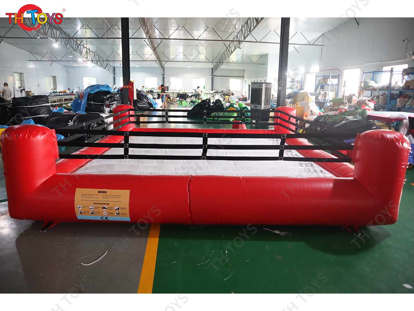 4x4m Pvc Tarpaulin Inflatable Boxing Ring Human Jousting Sport Game Arena with Blower