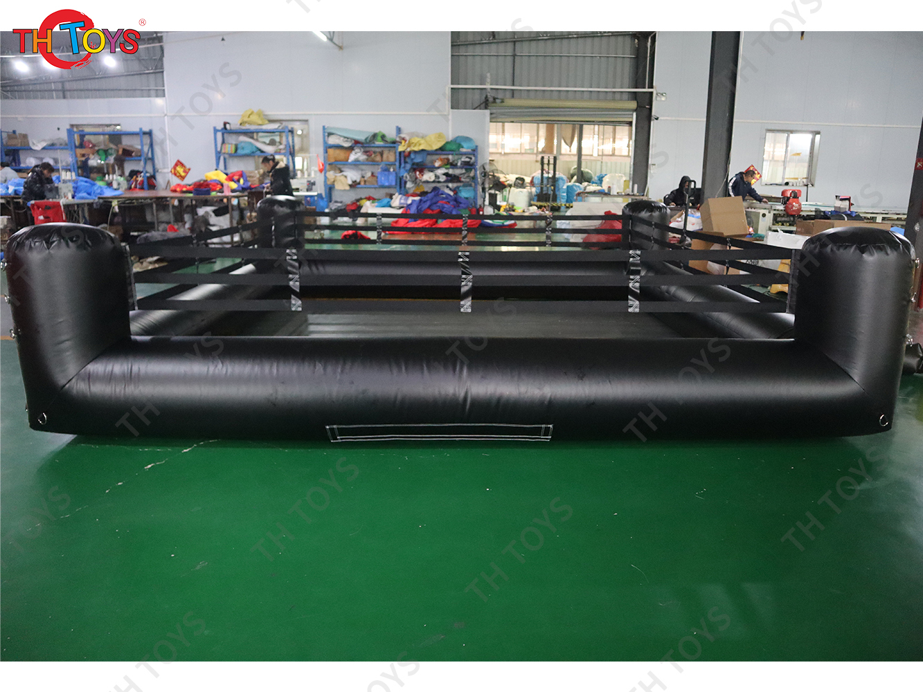 4x4m Pvc Tarpaulin Inflatable Boxing Ring Human Jousting Sport Game Arena with Blower