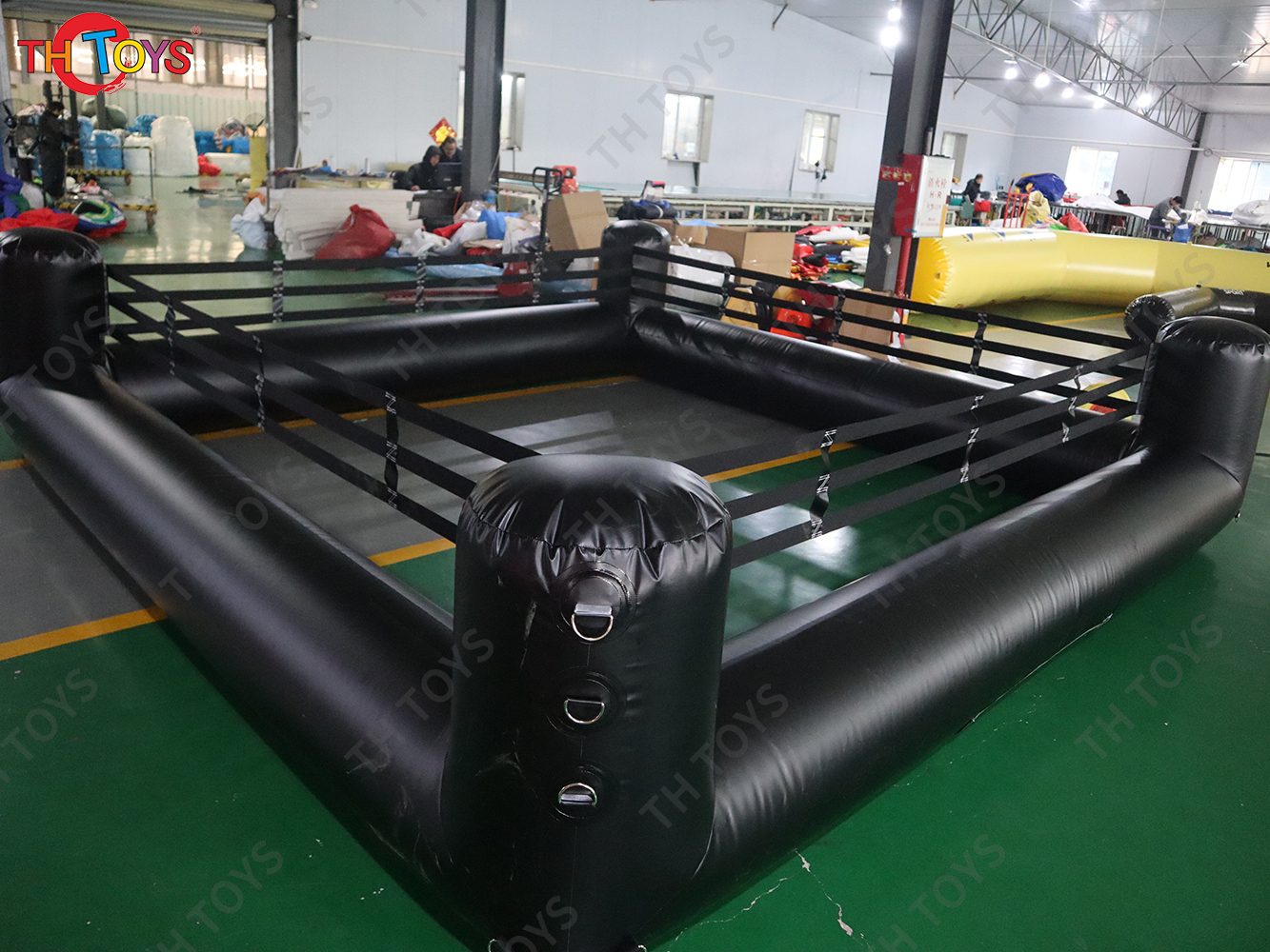4x4m Pvc Tarpaulin Inflatable Boxing Ring Human Jousting Sport Game Arena with Blower