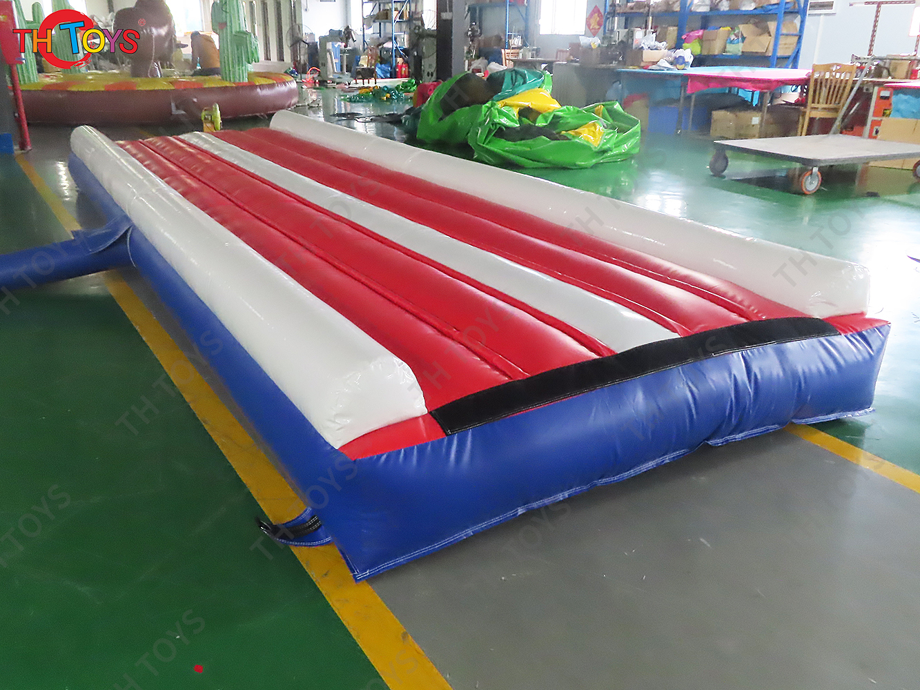 6x2m Inflatable Airtrack Tumbling Gym Mat PVC Tarpaulin Air Track For Gymnastics