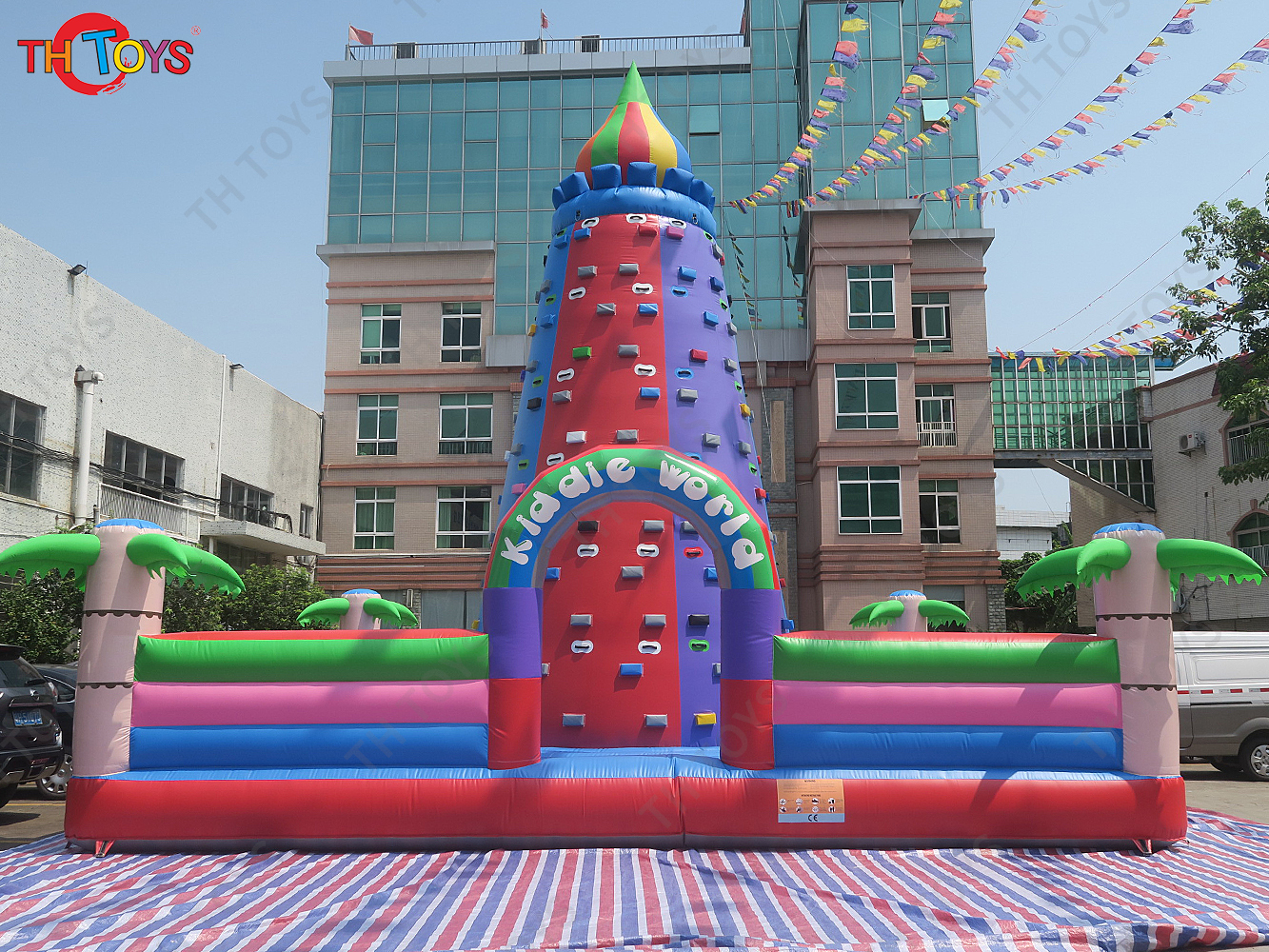 10m high giant inflatable Mountain Climb tower Giant Inflatable Rock Climbing Wall For Adult Or Children