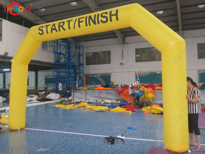 customized arch Inflatable start finish archway Event Entrance Finish Line for Sports Events