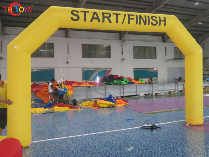 customized arch Inflatable start finish archway Event Entrance Finish Line for Sports Events