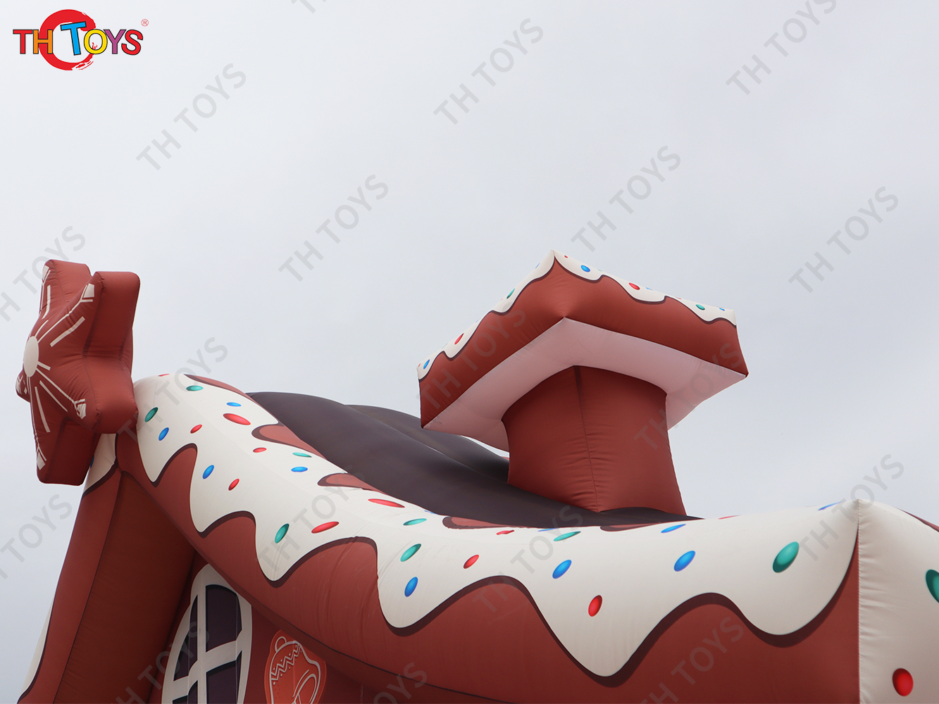 Giant Inflatable Gingrebread Arch Christmas Festival Rental Gemmy Inflatable Candy Arch Gate for Outdoor
