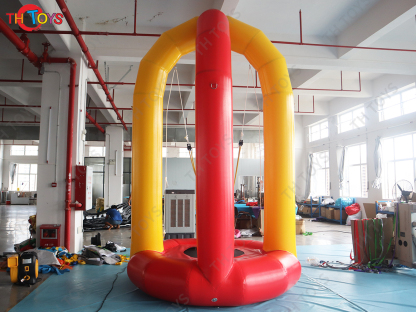 3m 10ft diameter inflatable bungee jumping funny inflatables trampoline, outdoor inflatable bungee jumping mat for kids N adults